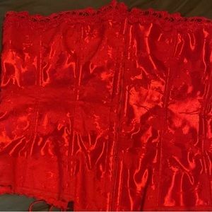 Red Frederick's of Hollywood Corset